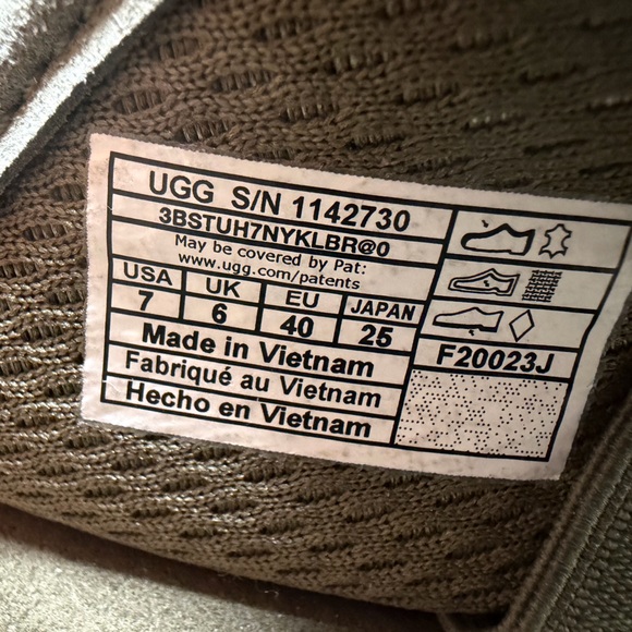 UGG Olive Green Slide Sandals - Picture 6 of 6